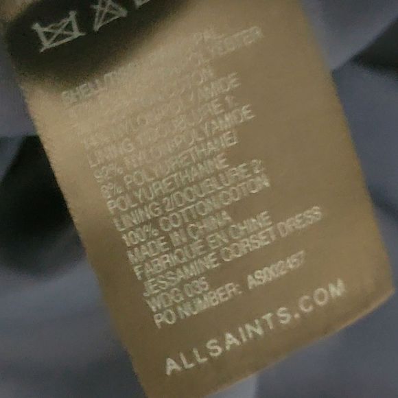 2013 AllSaints Spitalfields Jessamine Corset Dress - Picture 7 of 7